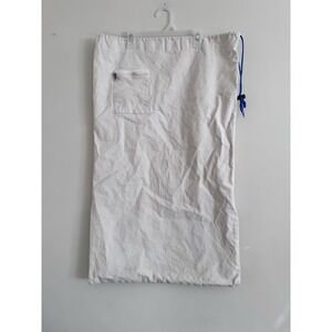 Canvas Drawstring Bag Large Long Laundry Travel Bedding Gifts Sack Santa's